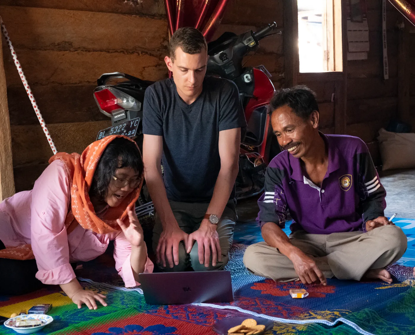 Smallholder farmers in Sumatra