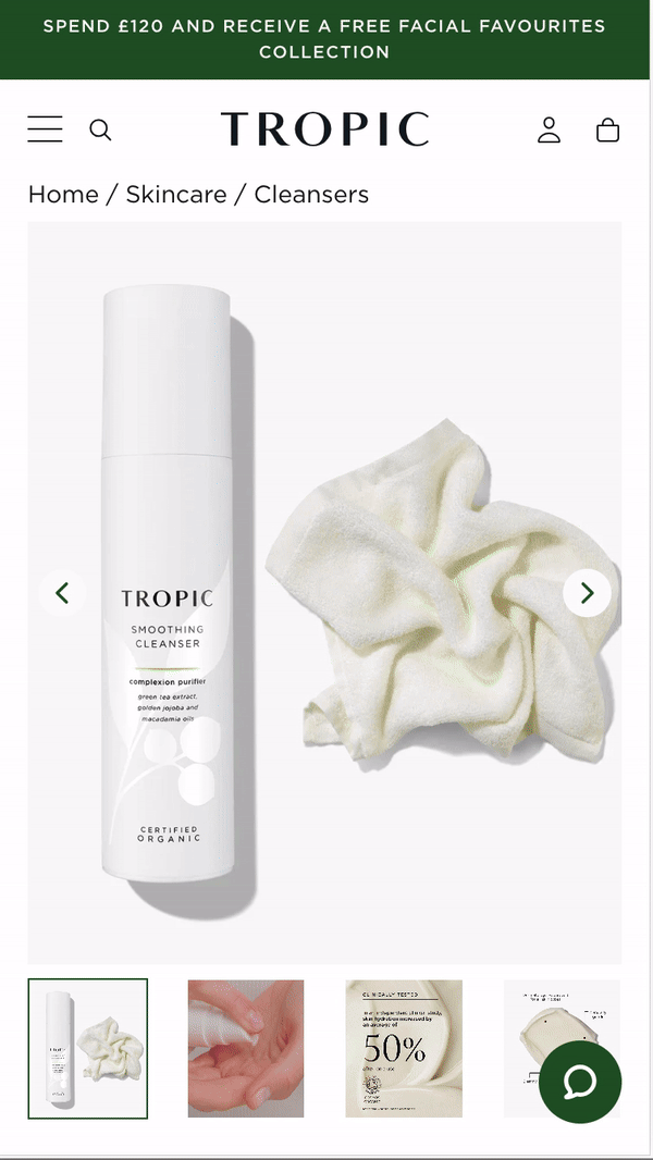 Live Tropic Skincare Proof Points experience